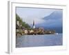 Halstatt (Hallstatt) Lake, Near Salzburg, Salzkammergut, Austria-Christian Kober-Framed Photographic Print