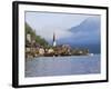 Halstatt (Hallstatt) Lake, Near Salzburg, Salzkammergut, Austria-Christian Kober-Framed Photographic Print