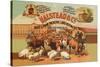 Halstead and Company Beef and Pork Packers-Richard Brown-Stretched Canvas