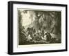 Halt of Indians at the Threshold of the Forest-null-Framed Giclee Print