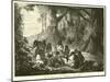 Halt of Indians at the Threshold of the Forest-null-Mounted Giclee Print