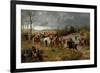 Halt of Prince Charles Edward on the Banks of the Nairne, 1878-Richard Beavis-Framed Giclee Print