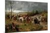 Halt of Prince Charles Edward on the Banks of the Nairne, 1878-Richard Beavis-Mounted Giclee Print