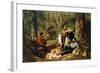 Halt on the Portage, 1871-Arthur Fitzwilliam Tait-Framed Giclee Print