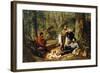 Halt on the Portage, 1871-Arthur Fitzwilliam Tait-Framed Giclee Print