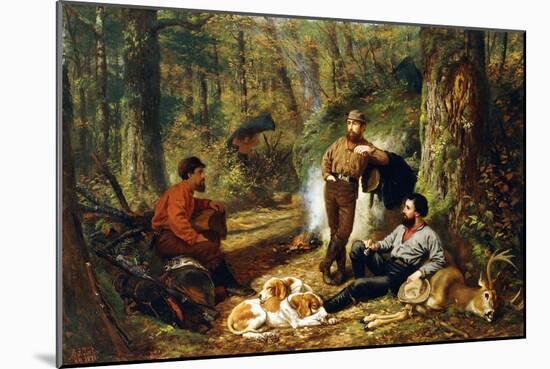 Halt on the Portage, 1871-Arthur Fitzwilliam Tait-Mounted Giclee Print