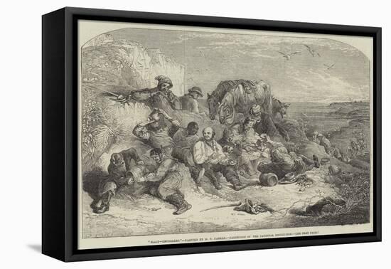 Halt-Smugglers, Exhibition of the National Institution-Henry Perlee Parker-Framed Stretched Canvas