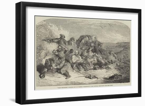 Halt-Smugglers, Exhibition of the National Institution-Henry Perlee Parker-Framed Giclee Print