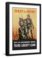 Halt the Hun!-null-Framed Art Print