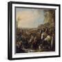 Halte de grenadiers à cheval de la maison du roi-Charles Parrocel-Framed Giclee Print