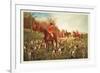 Halted-George Derville Rowlandson-Framed Art Print