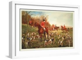 Halted-George Derville Rowlandson-Framed Art Print