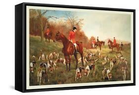 Halted-George Derville Rowlandson-Framed Stretched Canvas