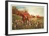 Halted-George Derville Rowlandson-Framed Art Print