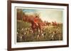 Halted-George Derville Rowlandson-Framed Art Print