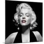 Halter Top Marilyn Red Lips-null-Mounted Art Print