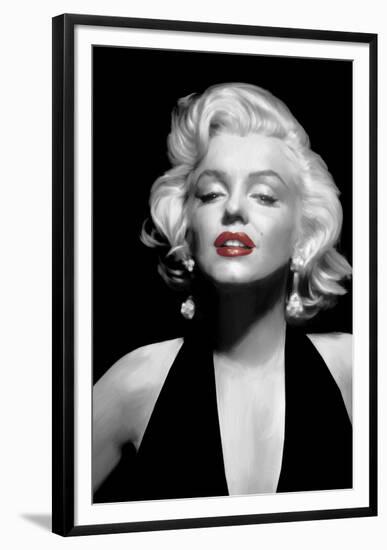 Halter Top Marilyn-Chris Consani-Framed Art Print