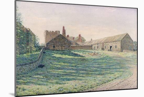 Halton Castle, Northumberland, Eastern Aspect, 19th Century-George Price Boyce-Mounted Giclee Print