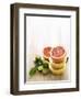 Halved Grapefruits and Limes-Louise Lister-Framed Photographic Print