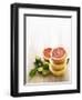 Halved Grapefruits and Limes-Louise Lister-Framed Photographic Print