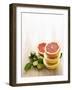 Halved Grapefruits and Limes-Louise Lister-Framed Photographic Print