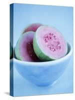 Halved Guavas in Bowl-Valerie Martin-Stretched Canvas