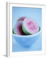 Halved Guavas in Bowl-Valerie Martin-Framed Photographic Print