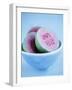 Halved Guavas in Bowl-Valerie Martin-Framed Photographic Print