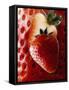 Halved Strawberry-Dieter Heinemann-Framed Stretched Canvas