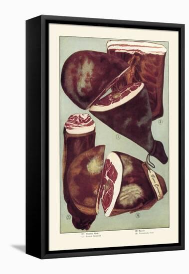 Ham and Bacon-null-Framed Stretched Canvas