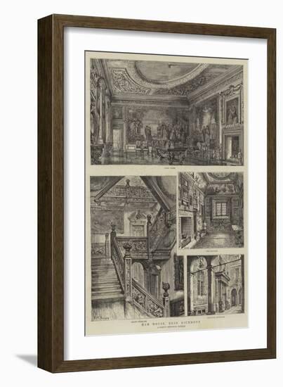 Ham House, Near Richmond-Henry William Brewer-Framed Giclee Print