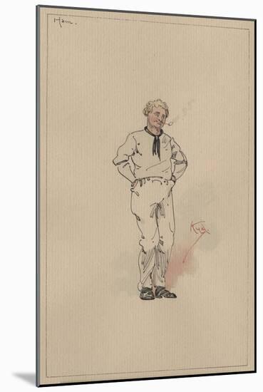 Ham Peggotty, C.1920s-Joseph Clayton Clarke-Mounted Giclee Print