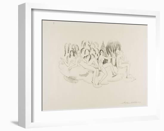 Hamadryads, 1919-20-Arthur Bowen Davies-Framed Giclee Print