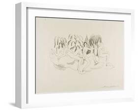 Hamadryads, 1919-20-Arthur Bowen Davies-Framed Giclee Print