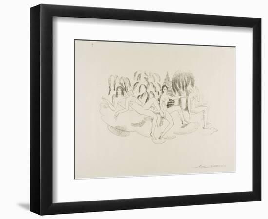 Hamadryads, 1919-20-Arthur Bowen Davies-Framed Giclee Print