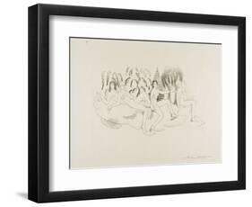 Hamadryads, 1919-20-Arthur Bowen Davies-Framed Giclee Print