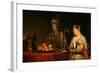 Haman and Ahasuerus at the Feast of Esther-Aert de Gelder-Framed Giclee Print