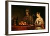 Haman and Ahasuerus at the Feast of Esther-Aert de Gelder-Framed Giclee Print