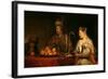 Haman and Ahasuerus at the Feast of Esther-Aert de Gelder-Framed Giclee Print