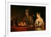 Haman and Ahasuerus at the Feast of Esther-Aert de Gelder-Framed Giclee Print