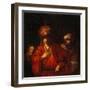 Haman erahnt sein Schicksal (David und Uriah). 1665-null-Framed Giclee Print