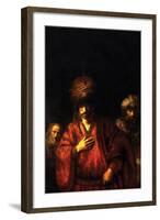 Haman in Disgrace-Rembrandt van Rijn-Framed Art Print