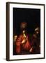 Haman in Disgrace-Rembrandt van Rijn-Framed Art Print