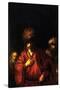 Haman in Disgrace-Rembrandt van Rijn-Stretched Canvas