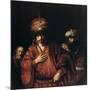 Haman Recognizes His Fate, C1665-Rembrandt van Rijn-Mounted Giclee Print