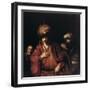 Haman Recognizes His Fate, C1665-Rembrandt van Rijn-Framed Giclee Print