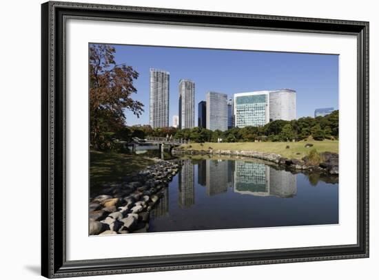 Hamarikyu Gardens, Chuo, Tokyo, Japan, Asia-Stuart Black-Framed Photographic Print