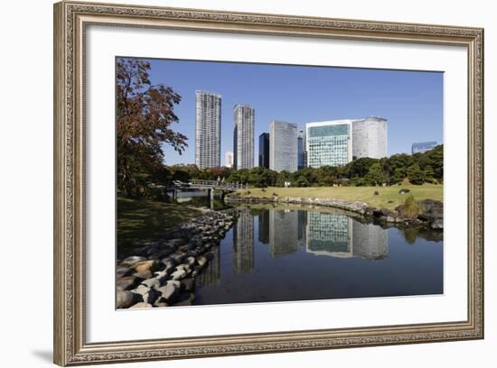 Hamarikyu Gardens, Chuo, Tokyo, Japan, Asia-Stuart Black-Framed Photographic Print