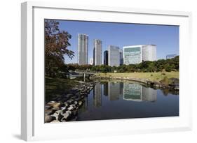 Hamarikyu Gardens, Chuo, Tokyo, Japan, Asia-Stuart Black-Framed Photographic Print