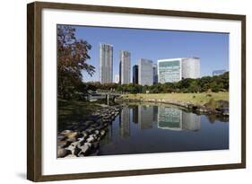 Hamarikyu Gardens, Chuo, Tokyo, Japan, Asia-Stuart Black-Framed Photographic Print